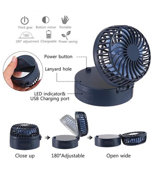 Portable & Foldable Mirror Fan HF320